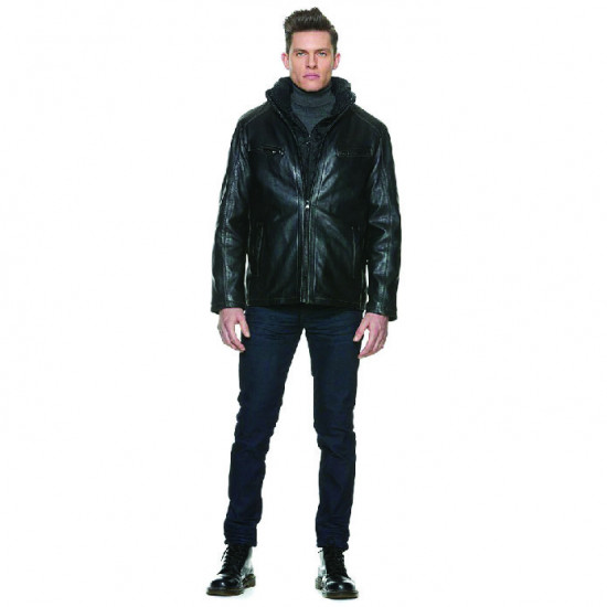 Men’s winter leather jacket 