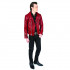 Men’s red leather jacket 